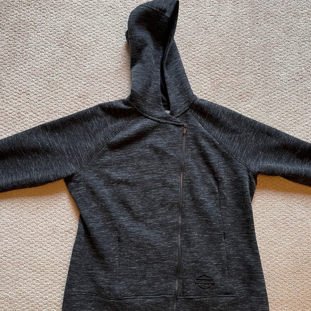 Harley Davidson Women's Asymmetrical Zip Hoodie
